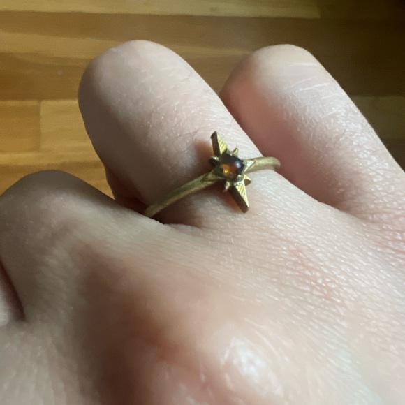 Boho Carnelian Gemstone Ring - Picture 5 of 5